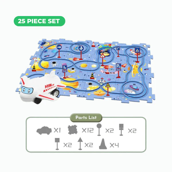 PuzzleRacer™ Circuit de voiture pour Enfants